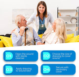 Safe N Simple Simpurity Highly Absorbent Polymer Pads Wound Dressing (80 Count)