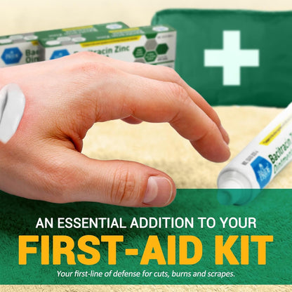 MedPride Bacitracin Zinc Ointment First Aid Antibiotic - 1oz. Tubes - Indv. Boxed- Case of 72