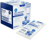 MedPride Extra Absorbent Abdominal Pad - 5x9 - Sterile - 50/box, Case of 12 (600 Count)