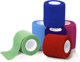Medpride Self-Adherent Wrap, 2"x5" yds. - Rainbow - Latex Free - 16 rolls/Box, Case of 20 (320 Count)