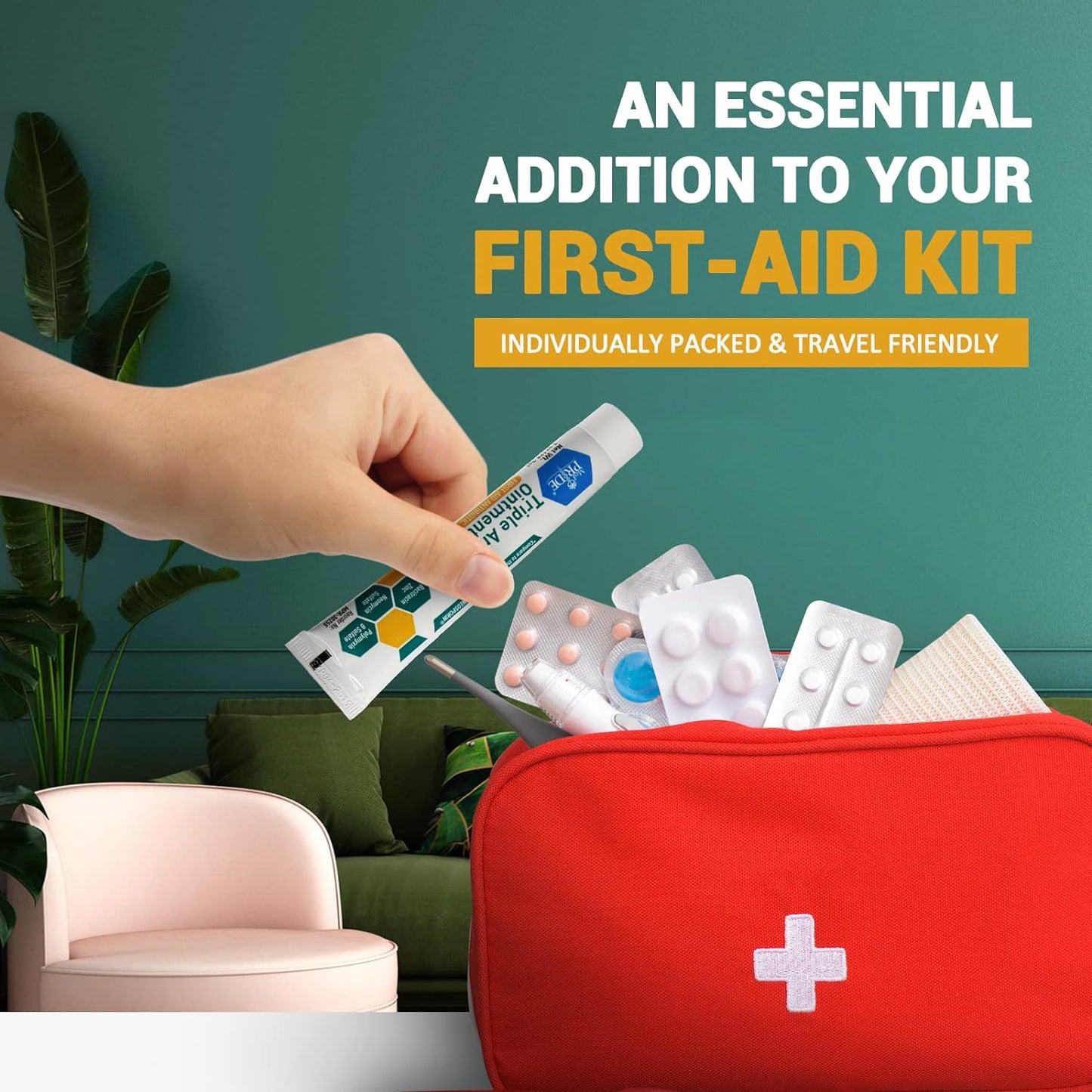 MedPride Triple Antibiotic Ointment - 1oz. Tubes - Indv. Boxed - Case of 72