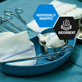 MedPride Extra Absorbent Abdominal Pad - 5x9 - Sterile - 50/box, Case of 12 (600 Count)