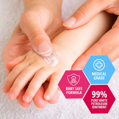 MedPride Petroleum Jelly With Fresh Baby Scent - Blue - 13 oz - 24/cs.