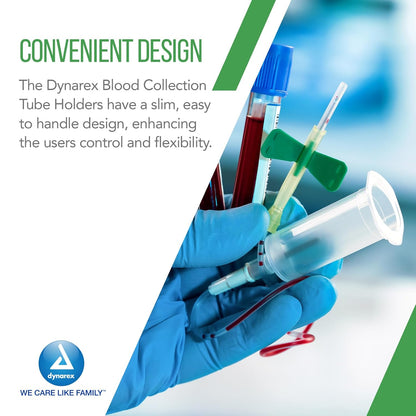 Dynarex Blood Collection Needle Holders - 250ea/bx, 4bxs/cs (1000 Count)