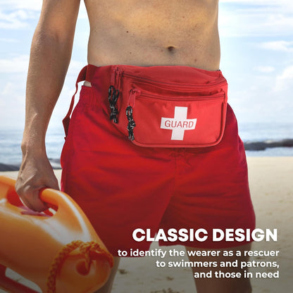 72-Piece First Aid Fanny Pack Kit with Adult & Infant CPR Masks