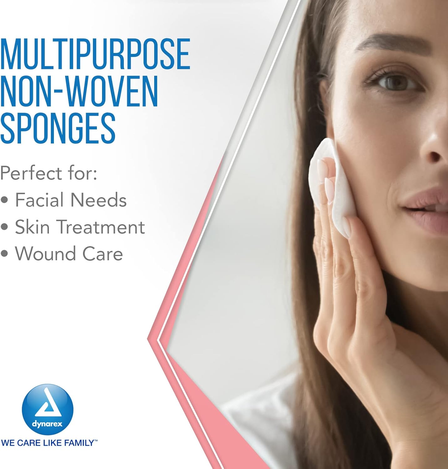 Dynarex Non-Woven Sponge, 2" x 2" 4 Ply  200ea/bx, 20bxs/cs (4000 Count)