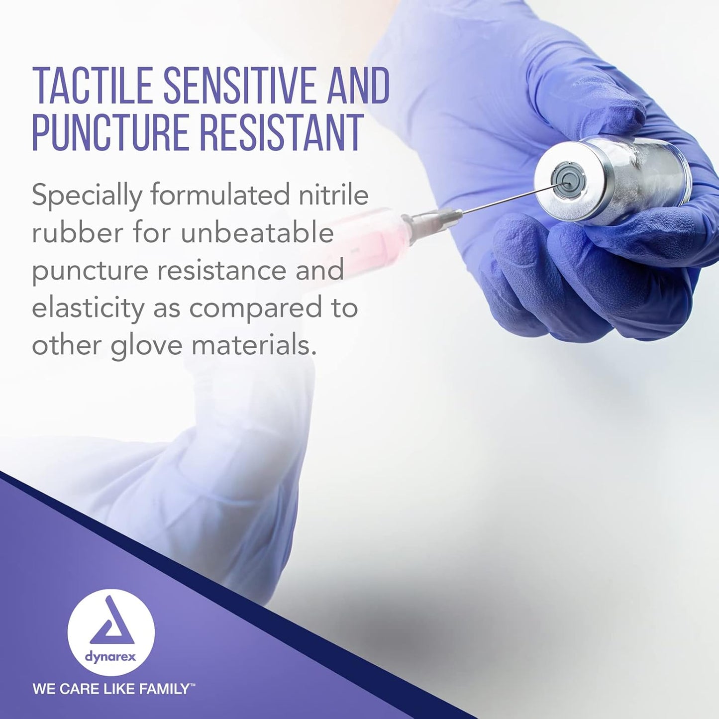 Dynarex DynaPlus Nitrile Exam Gloves 2 Mil Thick, Powder-Free, 10bxs/case