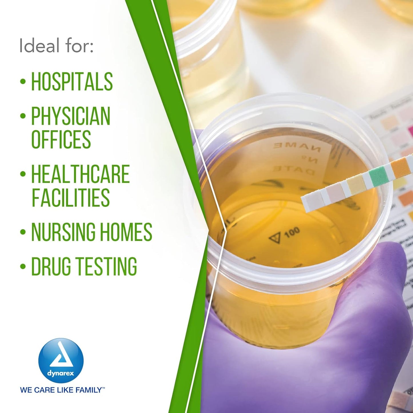 Dynarex Specimen Containers, 4 oz. Non-Sterile, Bulk (500 Count)