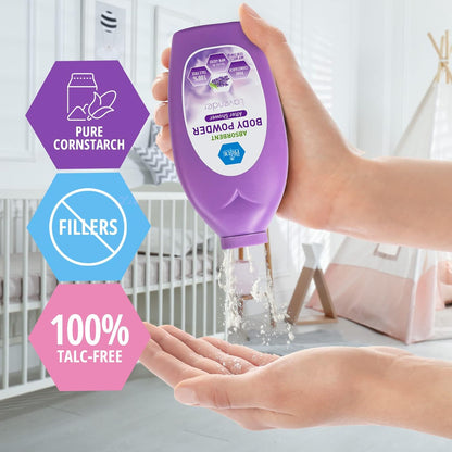 MedPride Body Powder w/seal - Lavender Bottle 13 oz, 24/cs.