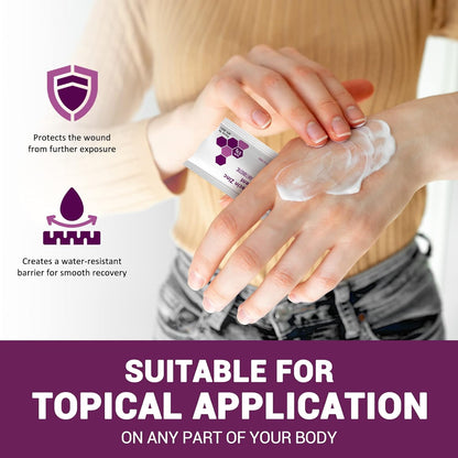 MedPride 0.9g Bacitracin Antibiotic Ointment with Zinc, First Aid Antibiotic Cream - 12/144/cs. (1728 Packets)