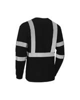 Kiwi High Visibility ANSI/ISEA 107-2020 Reflector Black Long Sleeve Safety Shirt [R73300]