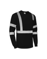 Kiwi High Visibility ANSI/ISEA 107-2020 Reflector Black Long Sleeve Safety Shirt [R73300]