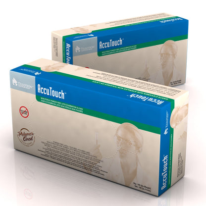 Dynarex AccuTouch Latex Exam Gloves - 100ea/bx, 10bxs/cs (1000 Count)