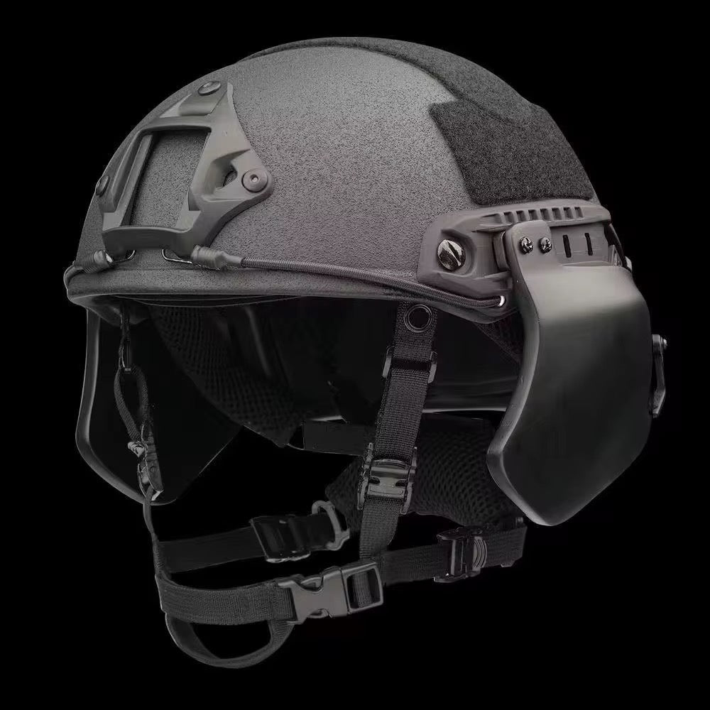 “Ear Armor” Attachable Side Helmet Protection for High Cut Helmet: Tested to LEVEL IIIA