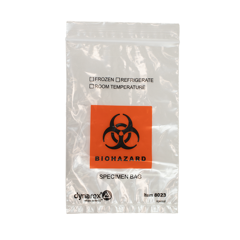 Dynarex Specimen Bags, 2 mil (1000 Count)