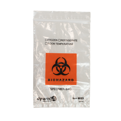 Dynarex Specimen Bags, 2 mil (1000 Count)