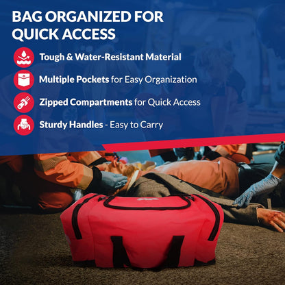 Fully Stocked First Responder Trauma Kit