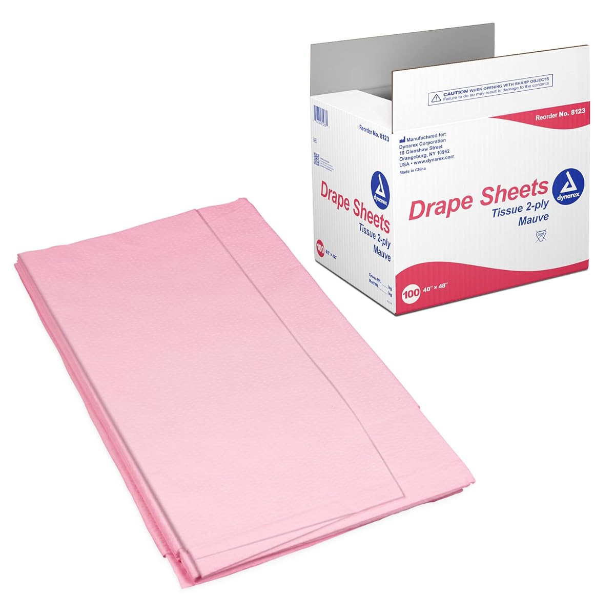 Dynarex Drape Sheets, 40" x 48" (100 Count)