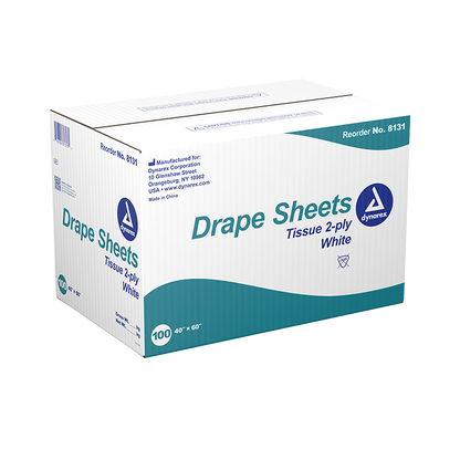 Dynarex Drape Sheets, 40" x 60" (100 Count)