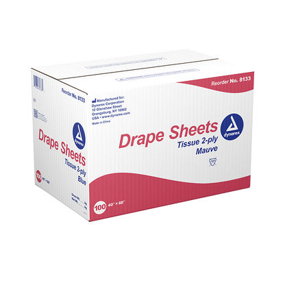 Dynarex Drape Sheets, 40" x 60" (100 Count)