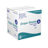 Dynarex Drape Sheets, 40" x 72" - White (50 Count)