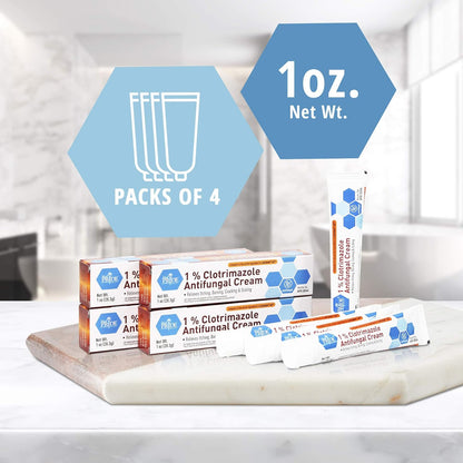 MedPride Clotrimazole 1% Antifungal Cream - 1oz. Tubes - Indv. Boxed - 72/cs.