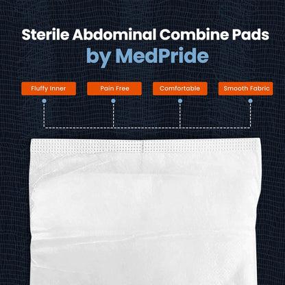 MedPride Sterile Abdominal - ABD Combine Pads | For Heavy Draining Wounds