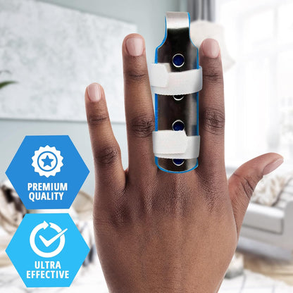 MedPride Finger Splint - S,M,L - 3 Size/pack - 6/box, Case of 12 (216 Count)