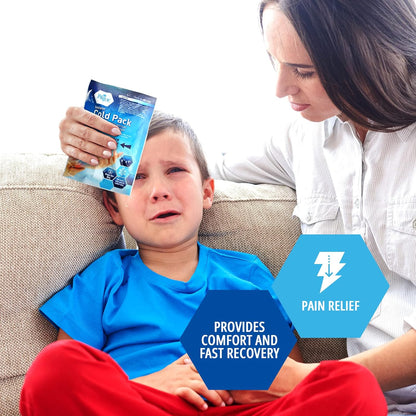 MedPride Instant Cold Pack for Injuries & Pain Relief - 6"x9" - 24/cs.