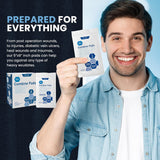 MedPride Sterile Abdominal- ABD Combine Pads,5x9 Inches | For Heavy Draining Wounds, 20/Box, Case of 20 (400 Count)