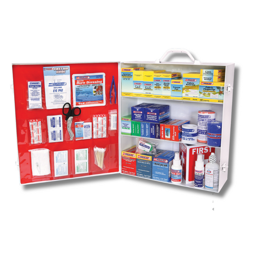 3 Shelf Metal First Aid Cabinet - 2015