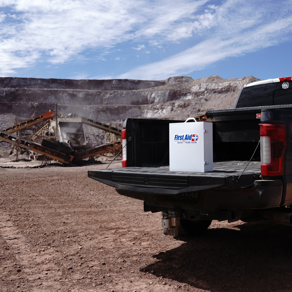 3 Shelf Metal First Aid Cabinet - 2015