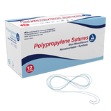 Dynarex Polypropylene Sutures-Non Absorbable - Synthetic (12 Count)