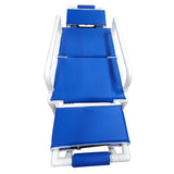 MJM International 920-FD-PAD Shower gurney with fold down head and foot section with closed cell water proof foam pad