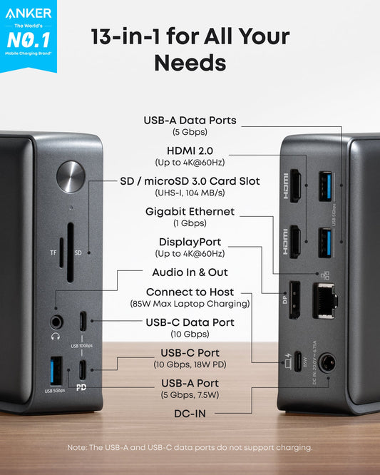 Anker <b>575</b> USB-C Docking Station (13-in-1)
