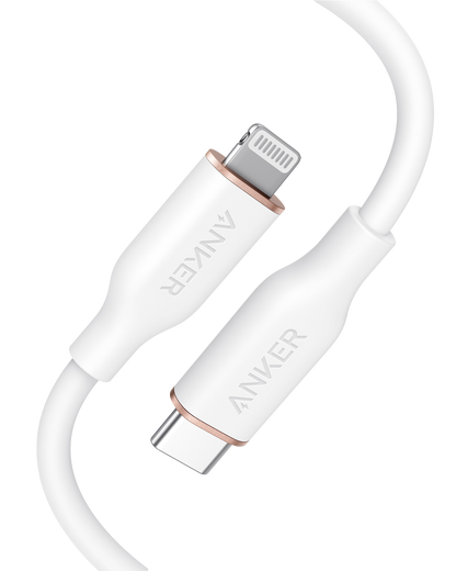 Anker <b>641</b> USB-C to Lightning Cable (Flow, 3 ft Silicone)
