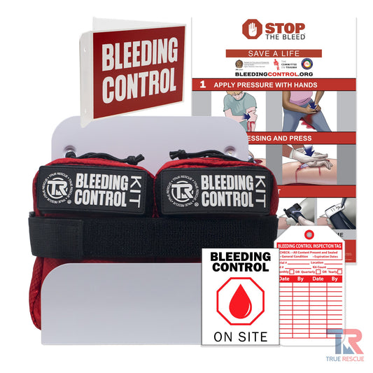 Bleeding Control Kit x2 With Wall Mount