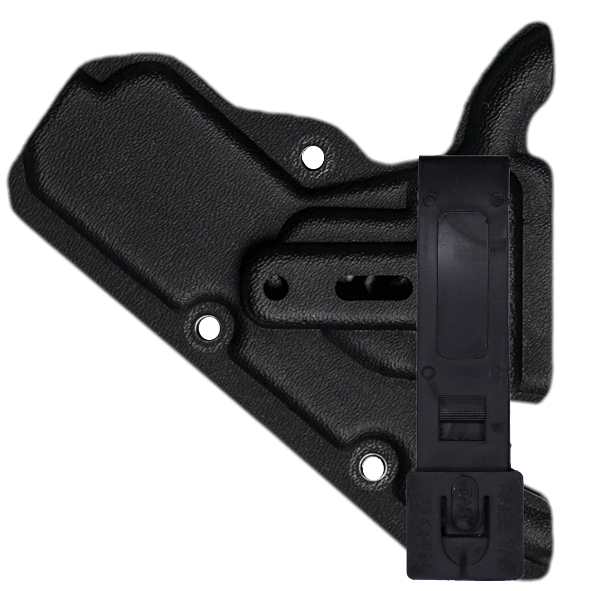 Black MINI Compact EMT and First Responders Rescue Shears Kydex Holder | ONE SHEAR®
