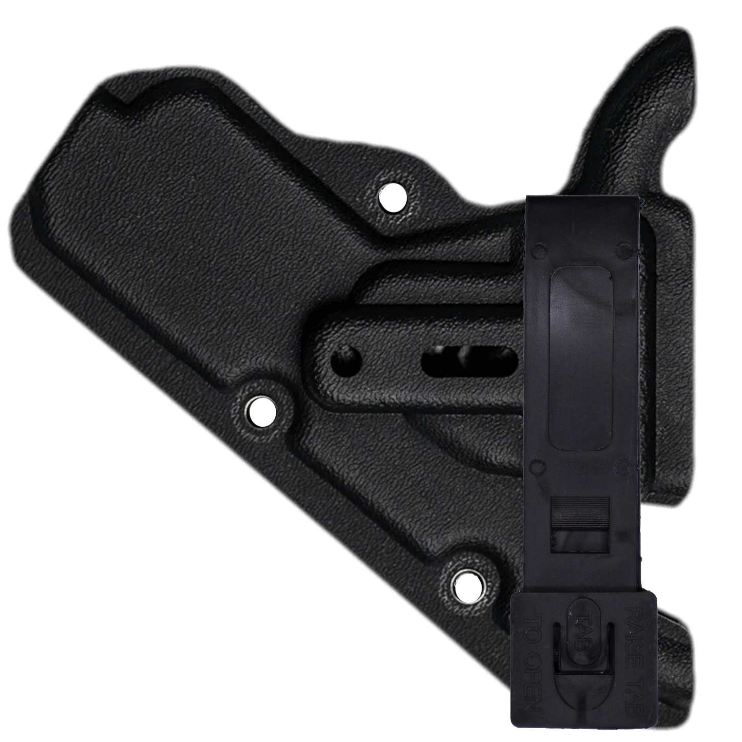 Black MINI Compact EMT and First Responders Rescue Shears Kydex Holder | ONE SHEAR®