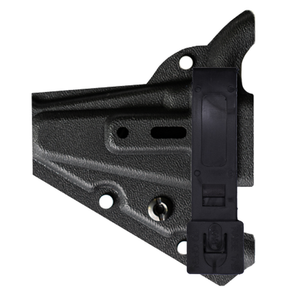 Black PRO/V2/ECO Shear Kydex Holder with Adjustable Retention | ONE SHEAR®