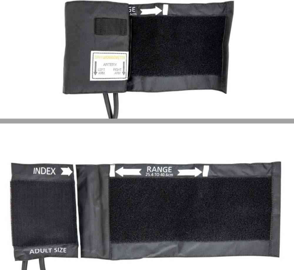 LINE2design Blood Pressure Cuff - Deluxe Aneroid Sphygmomanometer with Cuff and Carrying Case Trauma Kits Adult-Black