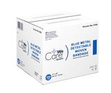 Dynarex Blue Metal Detectable Woven Bandage, 1" x 3" (3000 Count)