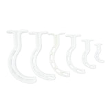 LINE2design Berman Oral Airway Kit Clear Polyethylene Plastic Material - 6 Pack