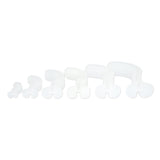 LINE2design Berman Oral Airway Kit Clear Polyethylene Plastic Material - 6 Pack
