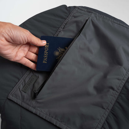Layover™ Travel Blanket - Packable & Puffy | Black