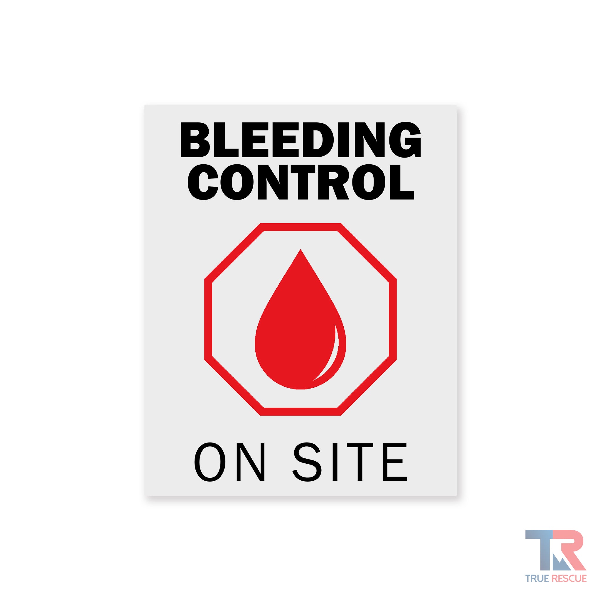 Bleeding Control On Site Decal – Alpenglow Readiness Supply