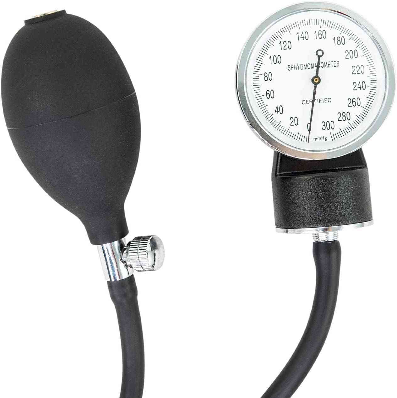 LINE2design Blood Pressure Cuff - Deluxe Aneroid Sphygmomanometer with Cuff and Carrying Case Trauma Kits Adult-Black