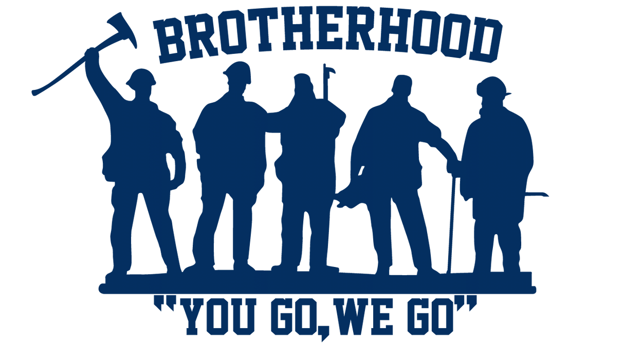 BROTHERHOOD YOU GO WE GO WINDOW DECAL