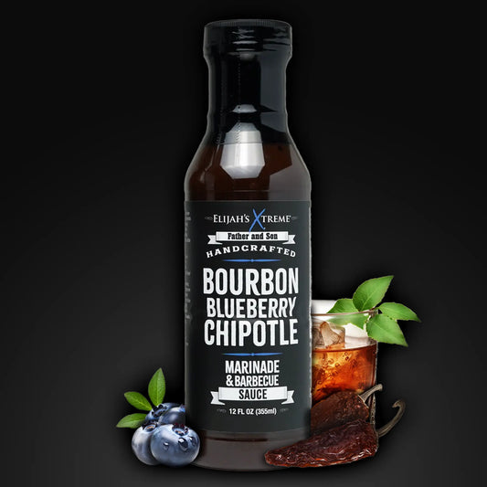 Bourbon Blueberry Chipotle BBQ Sauce & Marinade