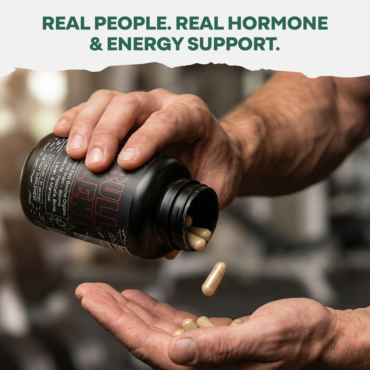 Bull Blend, 30 servings – Natural Male Hormone & Energy Support